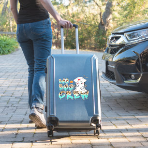 Boo Boo Crew Nurse Halloween Ghost Funny Classic T