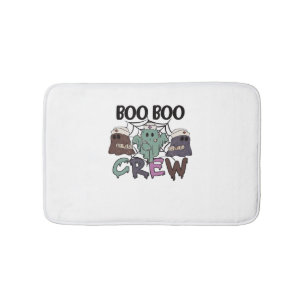 Boo Boo Crew Nurse Halloween Ghost Funny Classic T Bath Mat