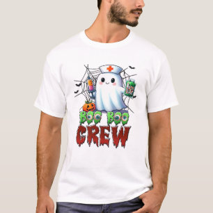 Boo Boo Crew Nurse Halloween Ghost Funny Classic T T-Shirt