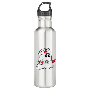 Boo Boo Crew Nurse Halloween Ghost Funny Oversized 710 Ml Water Bottle