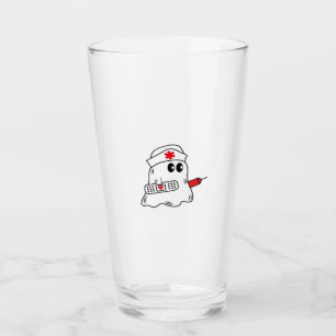 Boo Boo Crew Nurse Halloween Ghost Funny Oversized Glass
