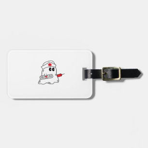Boo Boo Crew Nurse Halloween Ghost Funny Oversized Luggage Tag