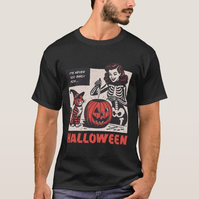 Boo Boo Crew Nurse Halloween Ghost Skeleton Nurses T-Shirt (Front)