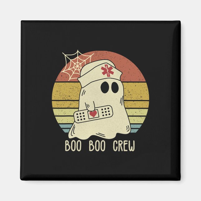 Boo Boo Crew Nurse Halloween Nurse For Women  Magnet (Front)