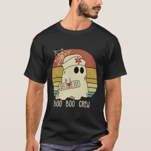 Boo Boo Crew Nurse Halloween Nurse For Women T-Shirt