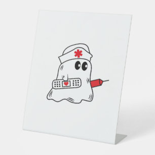 Boo boo crew nurse halloween shirt nurse shirting pedestal sign