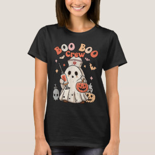 Boo Boo Crew Nurse Medical Halloween Costume T-Shirt
