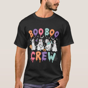 Boo Boo Crew Nurse Nursing Ghost Spooky  T-Shirt