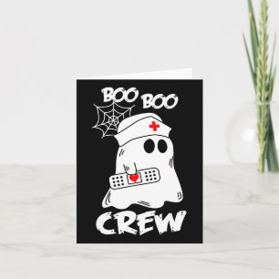 Boo Boo Crew Nurse S Halloween Nurse S For Women  Card