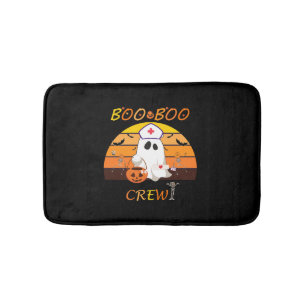 Boo Boo Crew Nurse Shirts Halloween Nurse Shirt Bath Mat