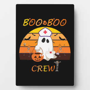 Boo Boo Crew Nurse Shirts Halloween Nurse Shirt Plaque