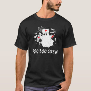 Boo Boo Crew quote Nurse cool Halloween Nurse Cost T-Shirt