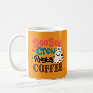 Boo Boo Crew Runs On Coffee Halloween Mug