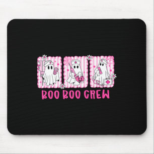 Boo Boo Crew Spooky Season Happy Halloween Funny G Mouse Pad