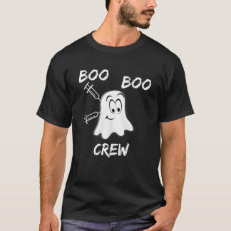 Boo Boo Crew Vaccinated Halloween 2021 Witches Pum T-Shirt