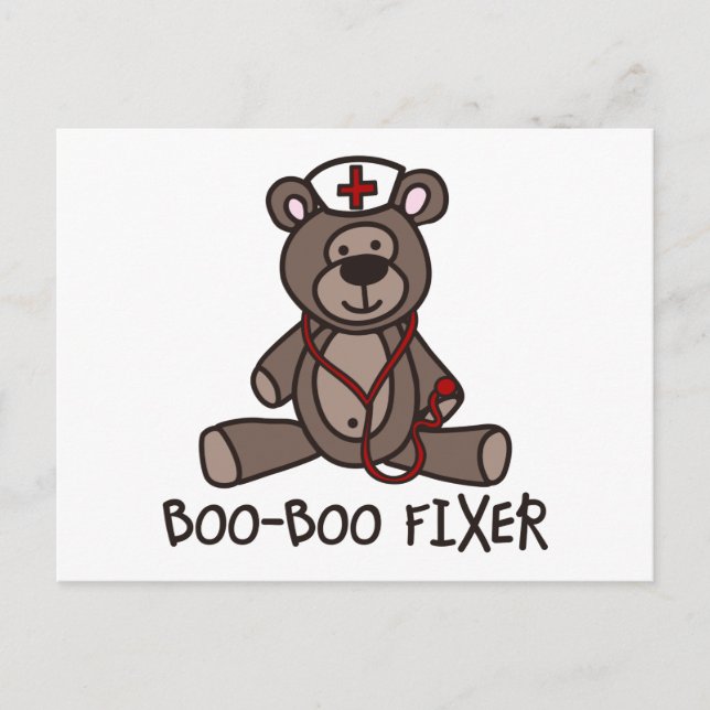 Boo Boo Fixer Postcard (Front)