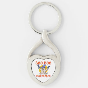Boo Boo Madafakas Funny Halloween Ghost Key Ring