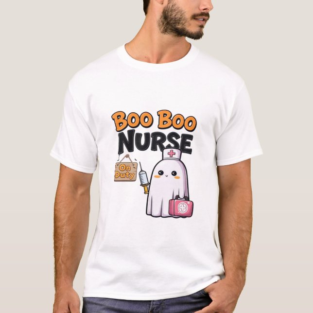 Boo Boo Nurse On Duty Classic T-Shirt (Front)