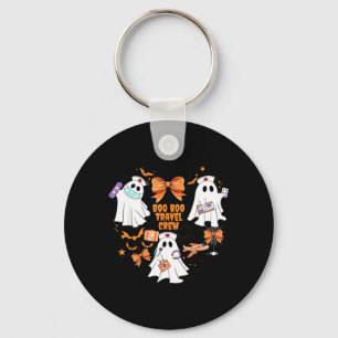 Boo Boo Travel Crew Travelling Nurse Ghost Key Ring