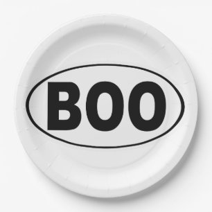 BOO Boone North Carolina Paper Plate