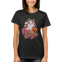 BOO & BOUJEE CUTE GHOST T-SHIRT