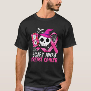 Boo Breast Cancer Scare Away Halloween Costume T-Shirt