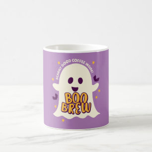 Boo Brew Cute Ghost Halloween Coffee Lover Mug
