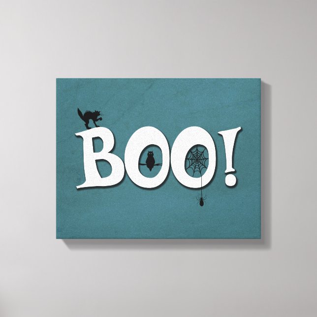 Boo! Canvas Print (Front)