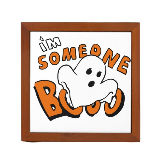 Boo - cartoon ghost - baby ghost - funny ghost desk organiser