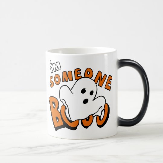 Boo - cartoon ghost - baby ghost - funny ghost magic mug