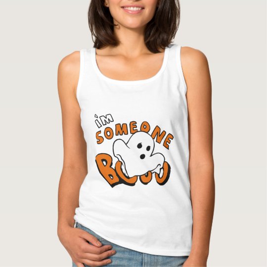 Boo - cartoon ghost - baby ghost - funny ghost singlet