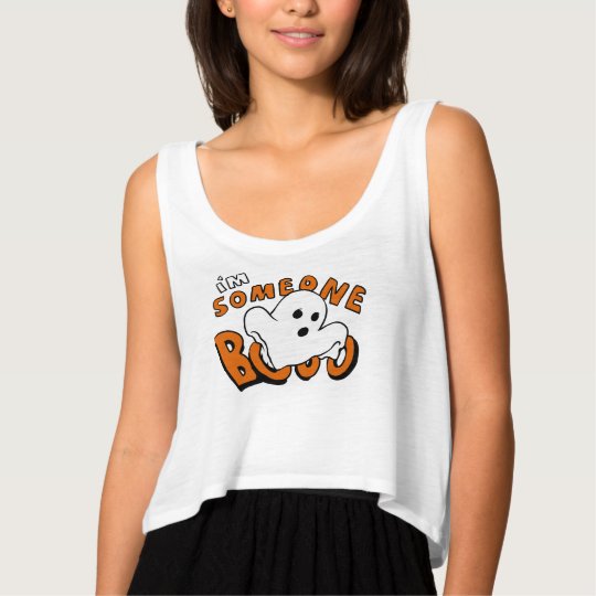 Boo - cartoon ghost - baby ghost - funny ghost singlet