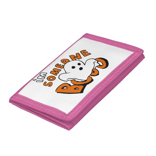 Boo - cartoon ghost - baby ghost - funny ghost trifold wallets