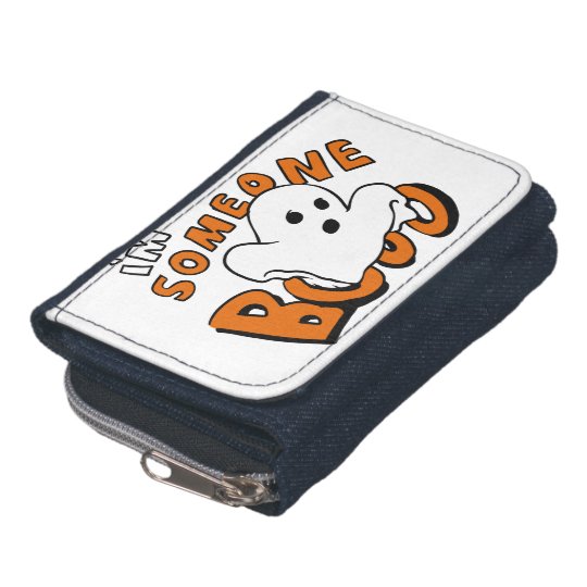Boo - cartoon ghost - baby ghost - funny ghost wallets