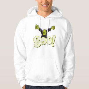 BOO Cartoon Type Frankenstein Monster Halloween Hoodie