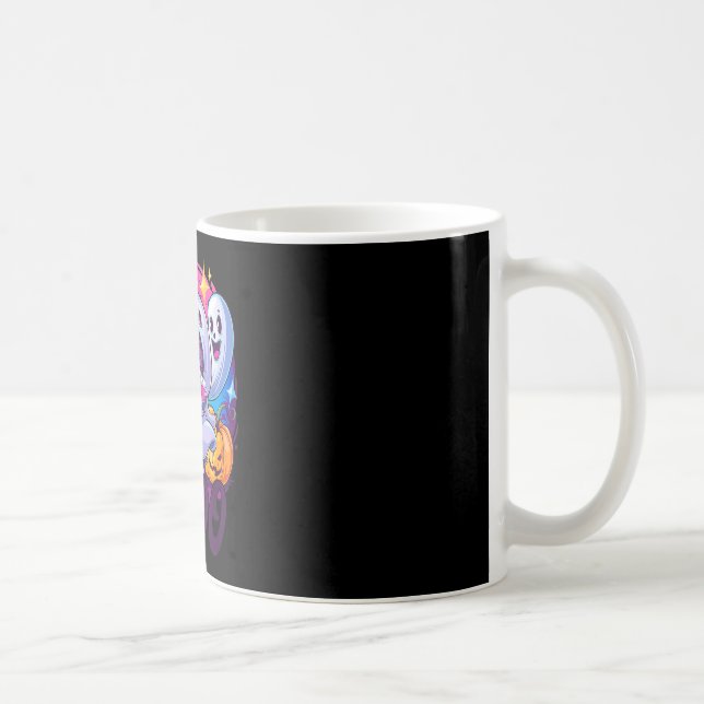Boo cat ghost  coffee mug (Right)