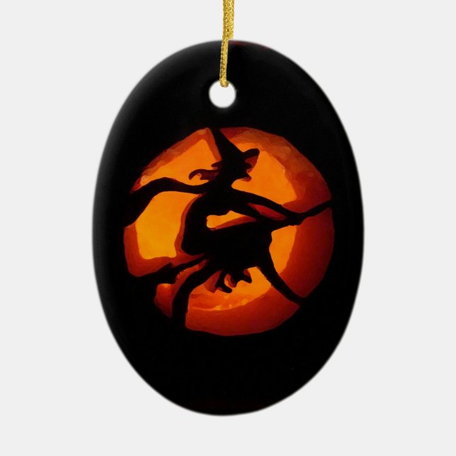 Boo Ceramic Tree Decoration (Front)