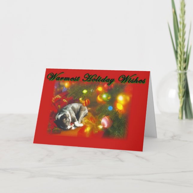Boo Christmas Card (Front)