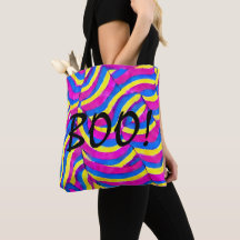 Boo Colourful modern happy pattern purple yellow