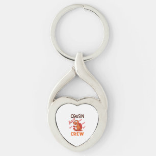 Boo Cousin Crew Halloween Dinosaur Spooky Costume Key Ring