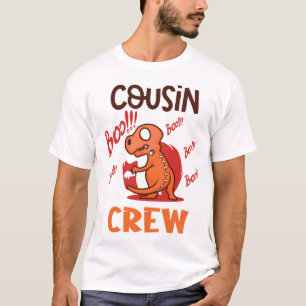 Boo Cousin Crew Halloween Dinosaur Spooky Costume T-Shirt