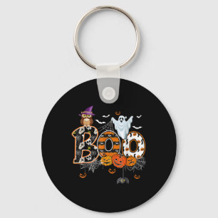 Boo Crew Bachelorette Party Halloween Witchy Brida Key Ring
