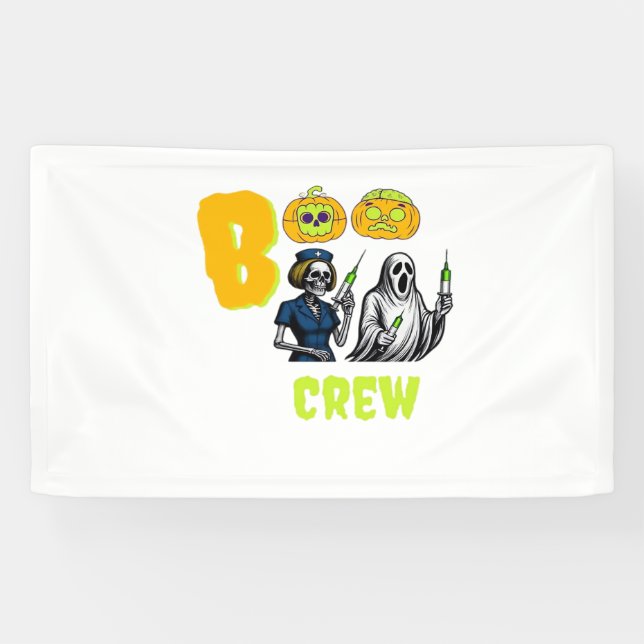 Boo Crew Classic T-Shirt Banner (Horizontal)
