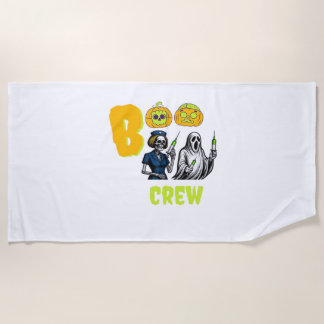 Boo Crew Classic T-Shirt Beach Towel