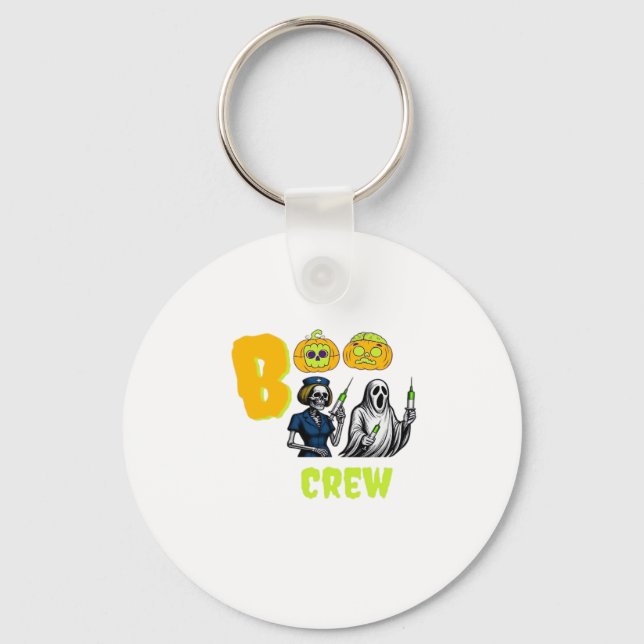 Boo Crew Classic T-Shirt Key Ring (Front)