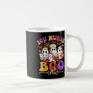 Boo Crew Costume Funny Nurse Ghost Halloween Coffee Mug
