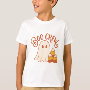 Boo Crew Cute Ghost Candy Corn Halloween Group T-Shirt