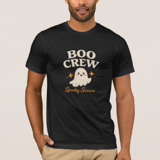 Boo Crew Cute Ghost Halloween Design | Retro Spook T-Shirt