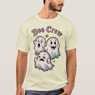 Boo Crew – Cute Trio Ghost Halloween T-Shirt