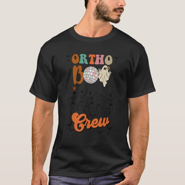 Boo Crew Dance Skeleton Dancing Ortho Orthopaedic  T-Shirt (Front)